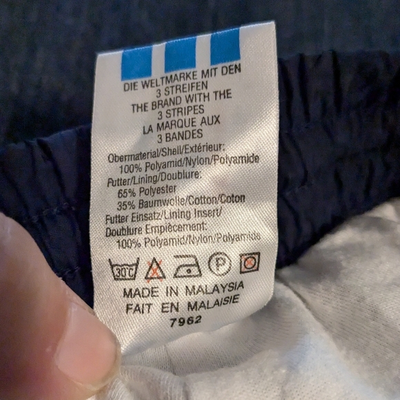 💫 FWP 💫 Adidas: blue Track Pants size L - Picture 7 of 11